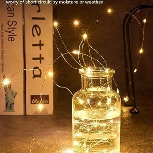 Elmmart Brightown 12 Pack LED Fairy Lights Battery Operated String Lights