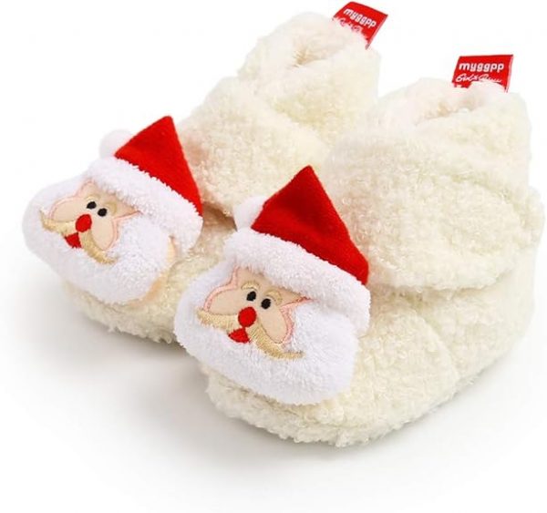 Elmmart Ohwawadi Infant Baby Slippers Girls Boys Booties Warm Baby Socks Shoes Newborn Crib Shoes Baby Footwear Prewalkers