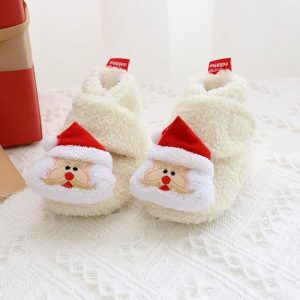 Elmmart Ohwawadi Infant Baby Slippers Girls Boys Booties Warm Baby Socks Shoes Newborn Crib Shoes Baby Footwear Prewalkers