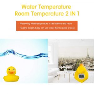 Elm Mart B&H Baby Thermometer, The Infant Baby Bath Floating Toy Safety Temperature Water Thermometer (Classic Duck)