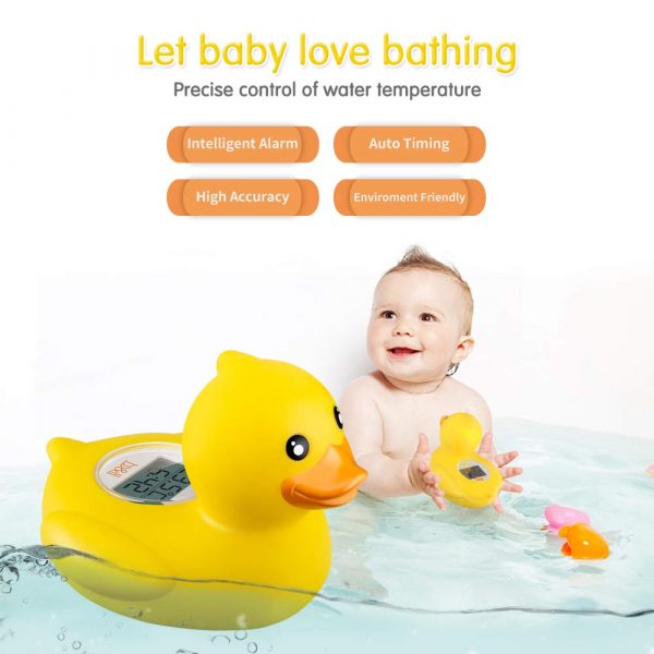 Elm Mart B&H Baby Thermometer, The Infant Baby Bath Floating Toy Safety Temperature Water Thermometer (Classic Duck)