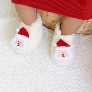 Elmmart Ohwawadi Infant Baby Slippers Girls Boys Booties Warm Baby Socks Shoes Newborn Crib Shoes Baby Footwear Prewalkers