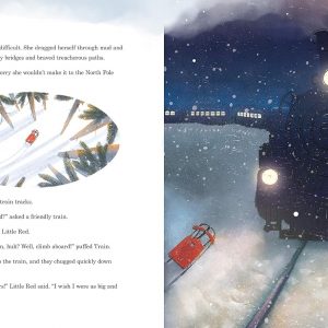 Elmmart Little Red Sleigh: A Heartwarming Christmas Book For Children (Little Heroes, Big Hearts)