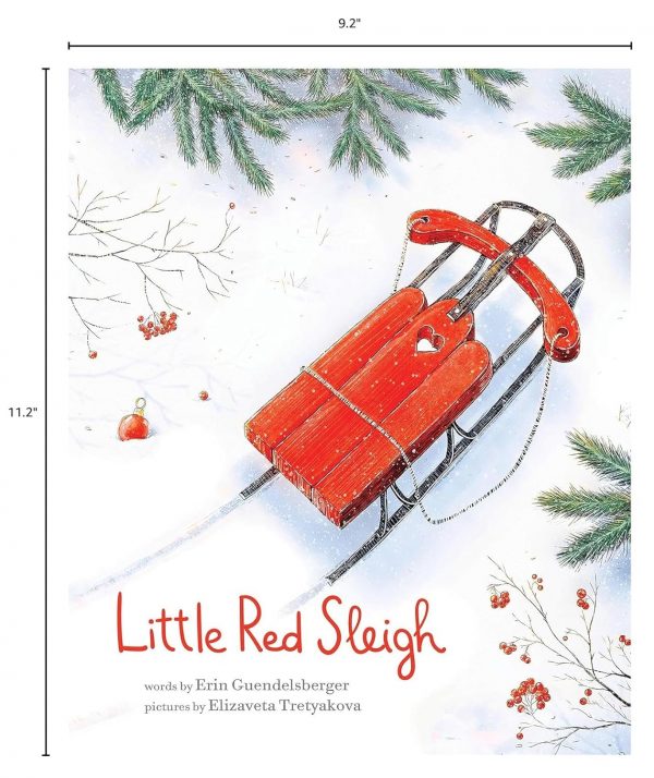 Elmmart Little Red Sleigh: A Heartwarming Christmas Book For Children (Little Heroes, Big Hearts)