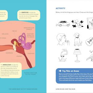 Elm Mart Human Body Activity Book for Kids: Hands-On Fun for Grades K-3