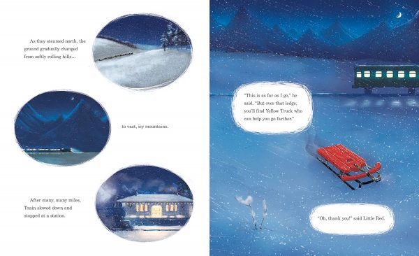 Elmmart Little Red Sleigh: A Heartwarming Christmas Book For Children (Little Heroes, Big Hearts)