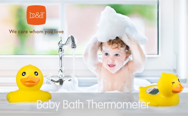 Elm Mart B&H Baby Thermometer, The Infant Baby Bath Floating Toy Safety Temperature Water Thermometer (Classic Duck)