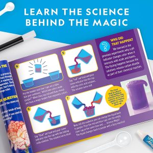 Elm Mart National Geographic Magic Chemistry Set - Science Kit for Kids with 10 Amazing Magic Tricks, STEM Projects and Science Experiments, Science Toys, Great Gift for Boys and Girls 8-12 (Amazon Exclusive)