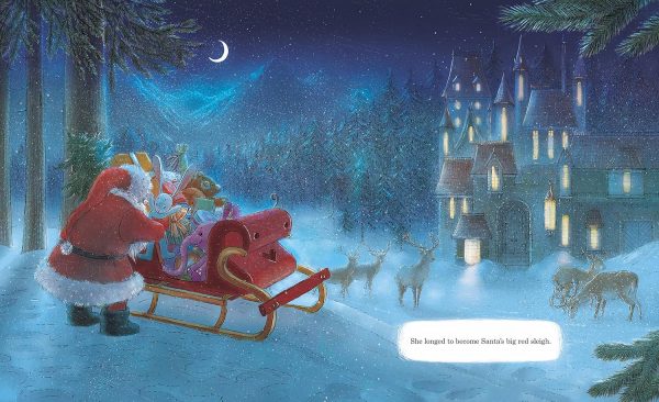Elmmart Little Red Sleigh: A Heartwarming Christmas Book For Children (Little Heroes, Big Hearts)