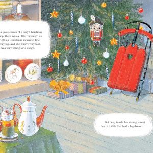 Elmmart Little Red Sleigh: A Heartwarming Christmas Book For Children (Little Heroes, Big Hearts)