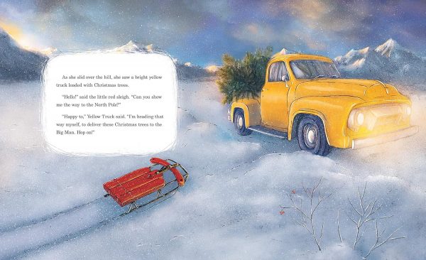 Elmmart Little Red Sleigh: A Heartwarming Christmas Book For Children (Little Heroes, Big Hearts)