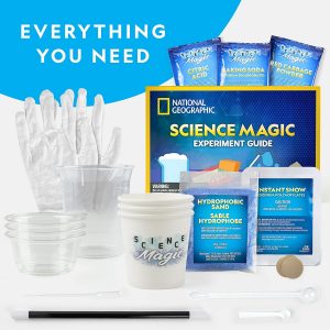 Elm Mart National Geographic Magic Chemistry Set - Science Kit for Kids with 10 Amazing Magic Tricks, STEM Projects and Science Experiments, Science Toys, Great Gift for Boys and Girls 8-12 (Amazon Exclusive)