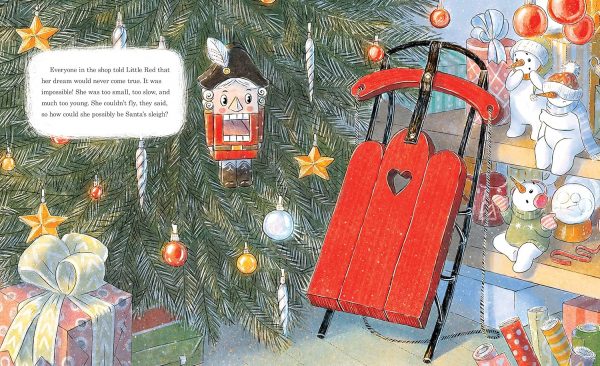 Elmmart Little Red Sleigh: A Heartwarming Christmas Book For Children (Little Heroes, Big Hearts)