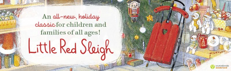 Elmmart Little Red Sleigh: A Heartwarming Christmas Book For Children (Little Heroes, Big Hearts)