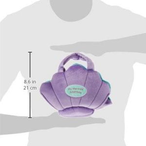 Elmmart Plush Mermaid Playset Baby GUND Play Soft Collection, 5-Piece Playset with Rattle, Squeaker and Crinkle Plush Toys, Sensory Toy for Babies and Newborns, 8”
