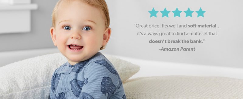 Elmmart Simple Joys by Carter's Baby 3-Piece Snug-fit Cotton Holiday Pajama Set