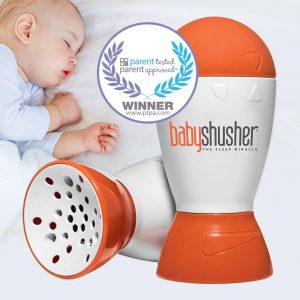 Elmmart Baby Shusher The Original Shhh Calming Sound Machine for Baby | Stops Fussy Crying Spells | for Parents, Pediatricians, Photographers | Portable for Travel | 15 or 30 Minute Timer
