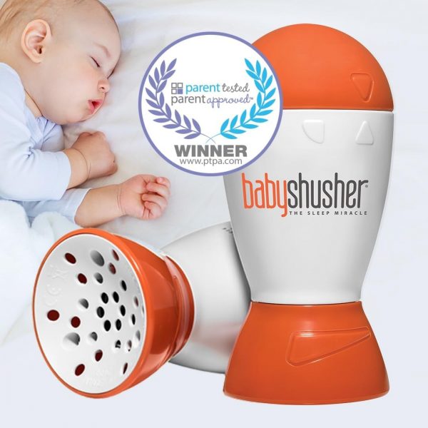 Elmmart Baby Shusher The Original Shhh Calming Sound Machine for Baby | Stops Fussy Crying Spells | for Parents, Pediatricians, Photographers | Portable for Travel | 15 or 30 Minute Timer