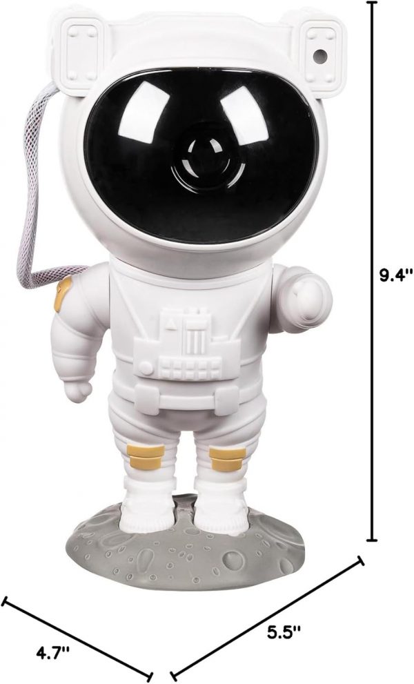 Elmmart Star Projector Galaxy Night Light - Astronaut Space Projector, Starry Nebula Ceiling LED Lamp with Timer and Remote, Kids Room Decor Aesthetic, for Christmas, Birthdays, Valentine's Day
