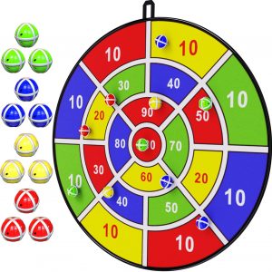 Elmmart BooTaa 29" Large Dart Board for Kids, Kids Dart Board with Sticky Balls, Boys Toys, Indoor/Sport Outdoor Fun Party Play Game Toys, Birthday Gifts for 3 4 5 6 7 8 9 10 11 12 Year Old Boys Girls