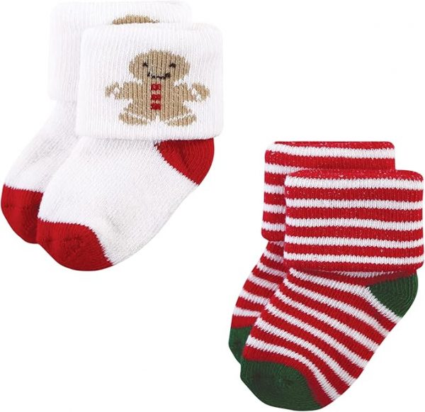 Elmmart Hudson Baby Socks Baby Girls' Cotton Rich Newborn and Terry Socks