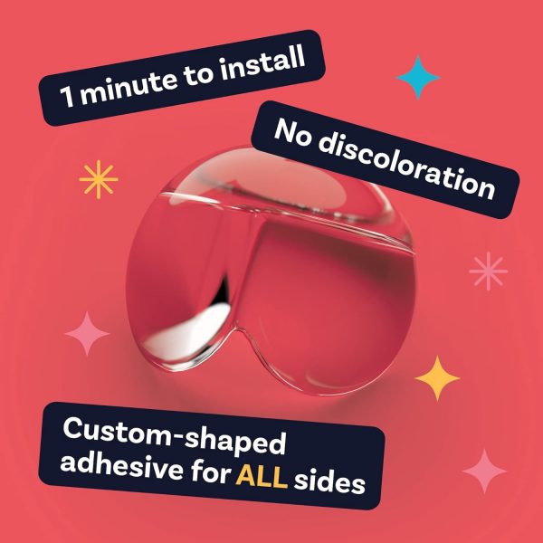 Elmmart Corner Protector for Baby, Protectors Guards, Furniture Corner Guard & Edge Safety Bumpers - Baby Proof Bumper Cushion - Clear & Transparent (12 Pack)
