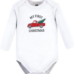 Elmmart Hudson Baby Cotton Long Sleeve Bodysuits Unisex-baby