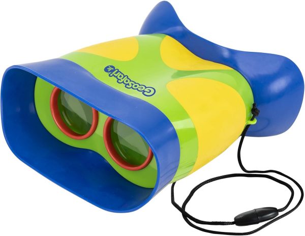 Elmmart GeoSafari Jr. Kidnoculars Binoculars for Kids Ages 3+, STEM and Outdoor Toys for Toddlers, Gifts for Toddlers, Stocking Stuffers for Kids Educational Insights