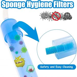 Elmmart Nasal Aspirator Filters 200PCS, Replacement for NoseFrida Nasal Aspirator Hygiene Filters Safe Environmental, BPA, Phthalate & Latex-Free, 9X22mm (200 PCS)