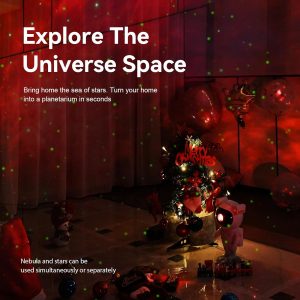 Elmmart Star Projector Galaxy Night Light - Astronaut Space Projector, Starry Nebula Ceiling LED Lamp with Timer and Remote, Kids Room Decor Aesthetic, for Christmas, Birthdays, Valentine's Day