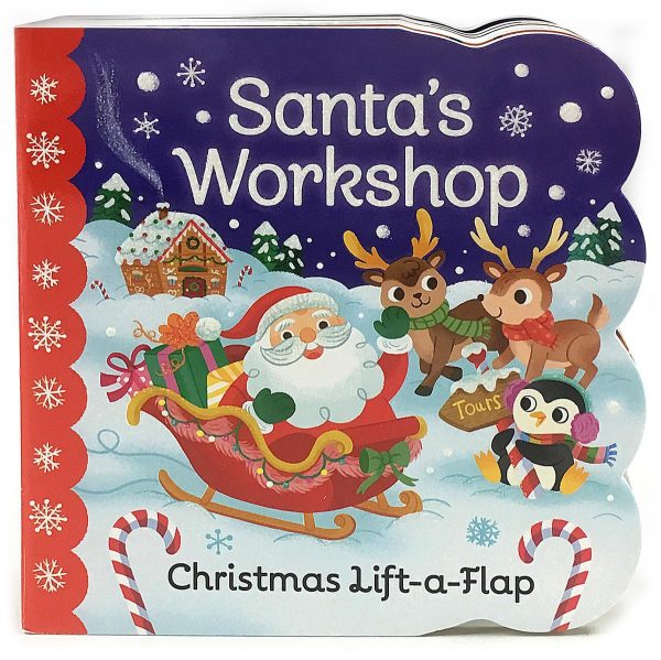 Elmmart Santa's Workshop: A Christmas Lift-a-Flap Board Book for Babies and Toddlers (Chunky Lift-a-Flap)