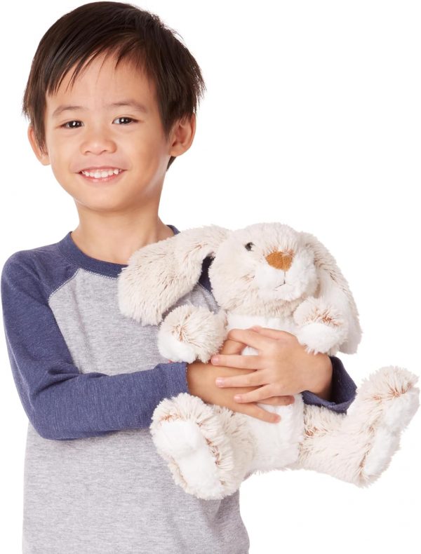 Elmmart Melissa & Doug Burrow Bunny Rabbit Stuffed Animal (9 inches)