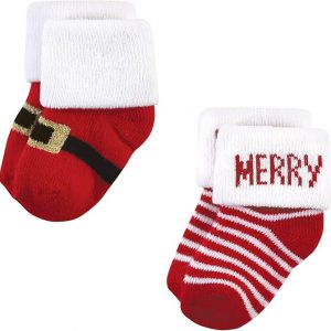 Elmmart Hudson Baby Socks Baby Girls' Cotton Rich Newborn and Terry Socks