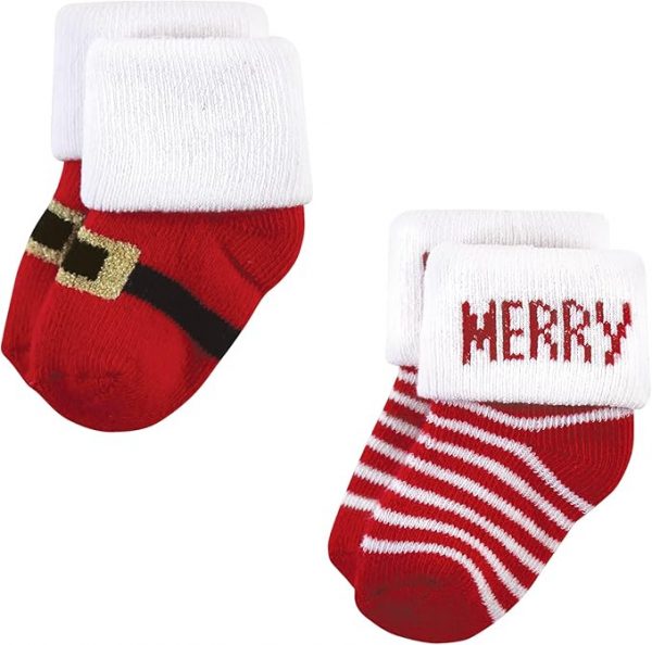 Elmmart Hudson Baby Socks Baby Girls' Cotton Rich Newborn and Terry Socks