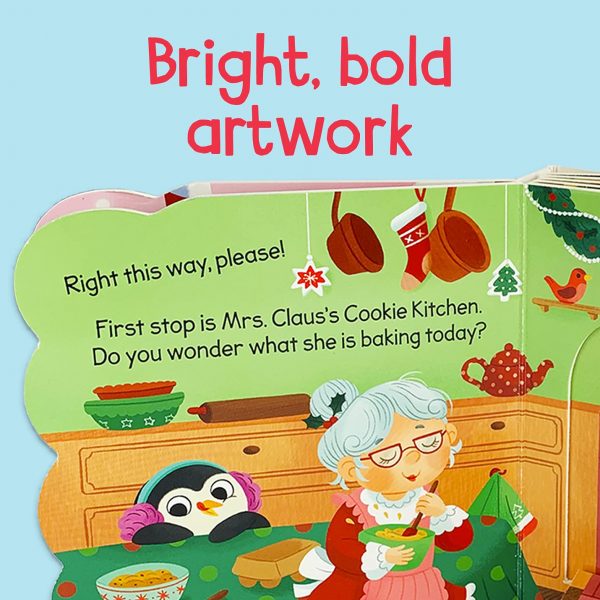 Elmmart Santa's Workshop: A Christmas Lift-a-Flap Board Book for Babies and Toddlers (Chunky Lift-a-Flap)