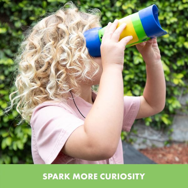 Elmmart GeoSafari Jr. Kidnoculars Binoculars for Kids Ages 3+, STEM and Outdoor Toys for Toddlers, Gifts for Toddlers, Stocking Stuffers for Kids Educational Insights