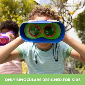 Elmmart GeoSafari Jr. Kidnoculars Binoculars for Kids Ages 3+, STEM and Outdoor Toys for Toddlers, Gifts for Toddlers, Stocking Stuffers for Kids Educational Insights