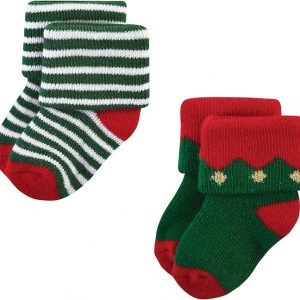Elmmart Hudson Baby Socks Baby Girls' Cotton Rich Newborn and Terry Socks