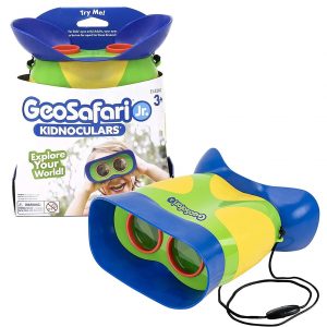 Elmmart GeoSafari Jr. Kidnoculars Binoculars for Kids Ages 3+, STEM and Outdoor Toys for Toddlers, Gifts for Toddlers, Stocking Stuffers for Kids Educational Insights