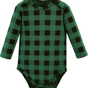 Elmmart Hudson Baby Cotton Long Sleeve Bodysuits Unisex-baby
