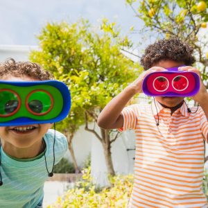 Elmmart GeoSafari Jr. Kidnoculars Binoculars for Kids Ages 3+, STEM and Outdoor Toys for Toddlers, Gifts for Toddlers, Stocking Stuffers for Kids Educational Insights