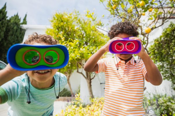 Elmmart GeoSafari Jr. Kidnoculars Binoculars for Kids Ages 3+, STEM and Outdoor Toys for Toddlers, Gifts for Toddlers, Stocking Stuffers for Kids Educational Insights