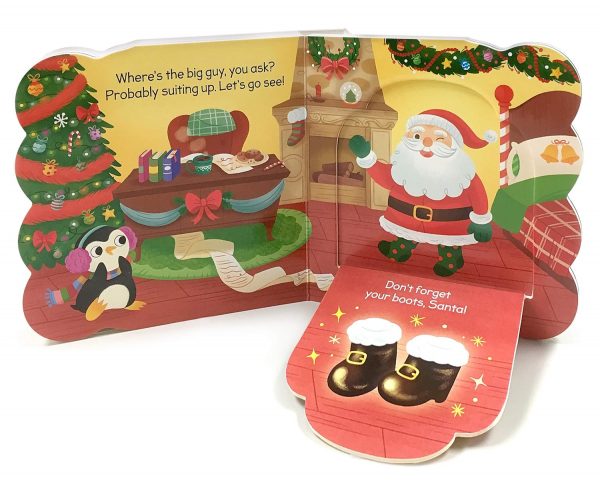 Elmmart Santa's Workshop: A Christmas Lift-a-Flap Board Book for Babies and Toddlers (Chunky Lift-a-Flap)
