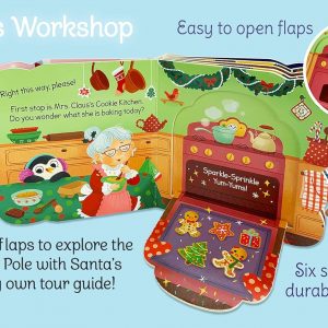 Elmmart Santa's Workshop: A Christmas Lift-a-Flap Board Book for Babies and Toddlers (Chunky Lift-a-Flap)