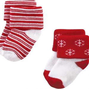 Elmmart Hudson Baby Socks Baby Girls' Cotton Rich Newborn and Terry Socks