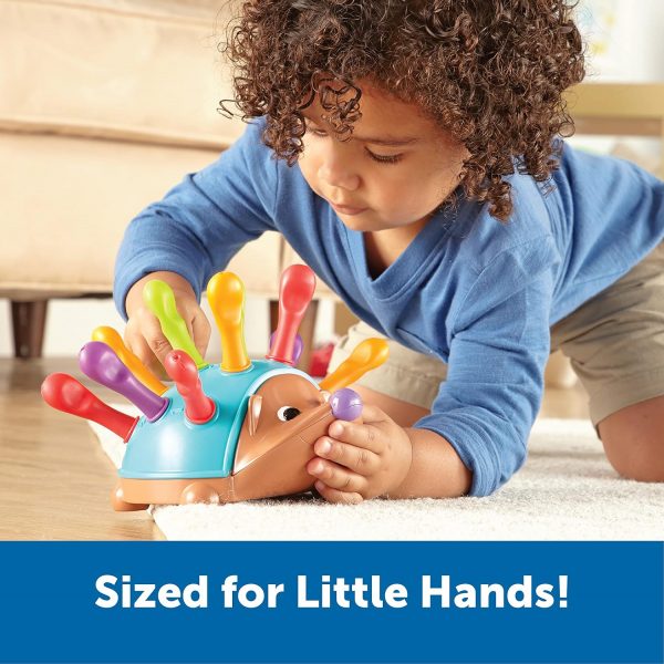 Elmmart Fine Motor Games - Learning Resources Spike The Fine Motor Hedgehog - Toddler Learning Toys, Fine Motor and Sensory Toys for Kids Ages 18+ Months, Montessori Toys