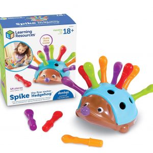 Elmmart Fine Motor Games - Learning Resources Spike The Fine Motor Hedgehog - Toddler Learning Toys, Fine Motor and Sensory Toys for Kids Ages 18+ Months, Montessori Toys