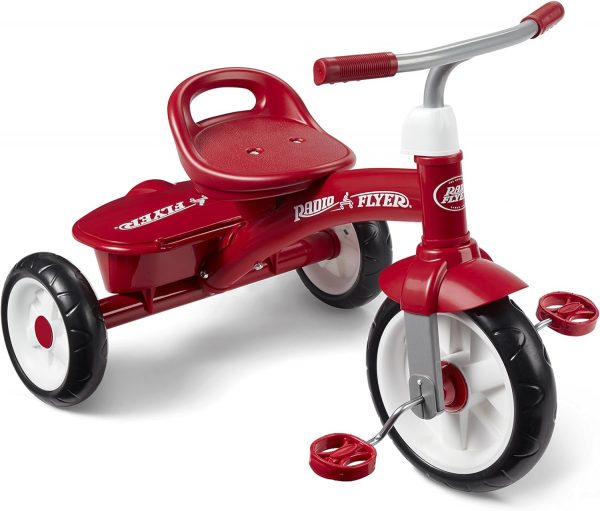 Elmmart Radio Flyer Red Rider Trike, Outdoor Toddler Tricycle, For Ages 2.5-5
