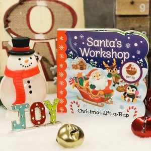 Elmmart Santa's Workshop: A Christmas Lift-a-Flap Board Book for Babies and Toddlers (Chunky Lift-a-Flap)