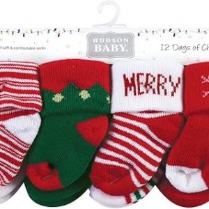 Elmmart Hudson Baby Socks Baby Girls' Cotton Rich Newborn and Terry Socks